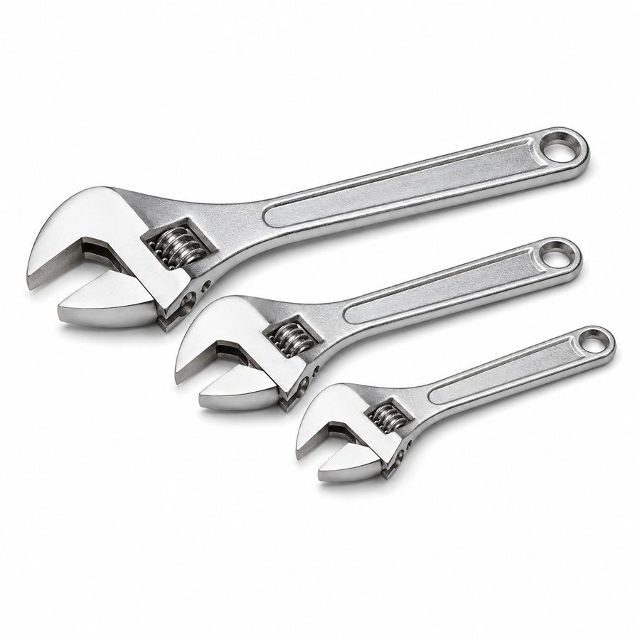 Professional Adjustable Wrench Set 3pcs